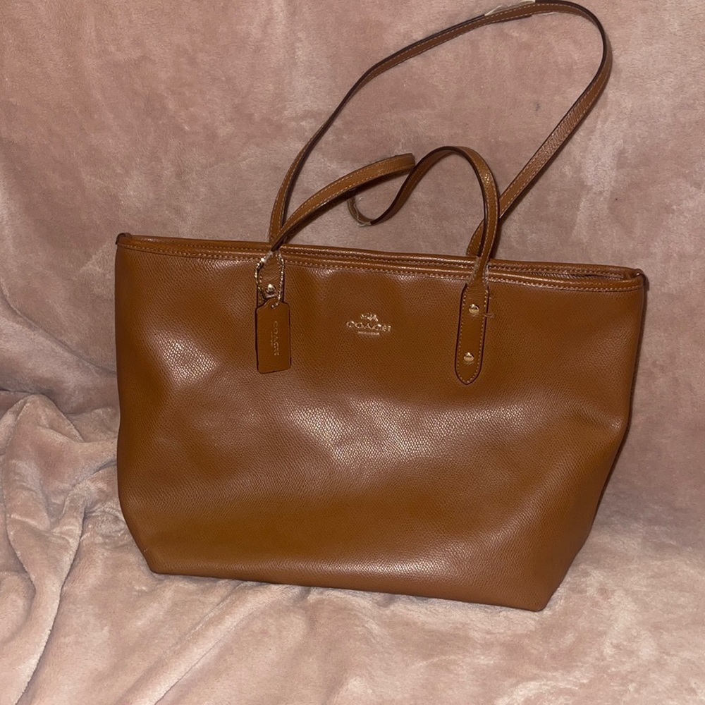 Coach Zip Top Tote